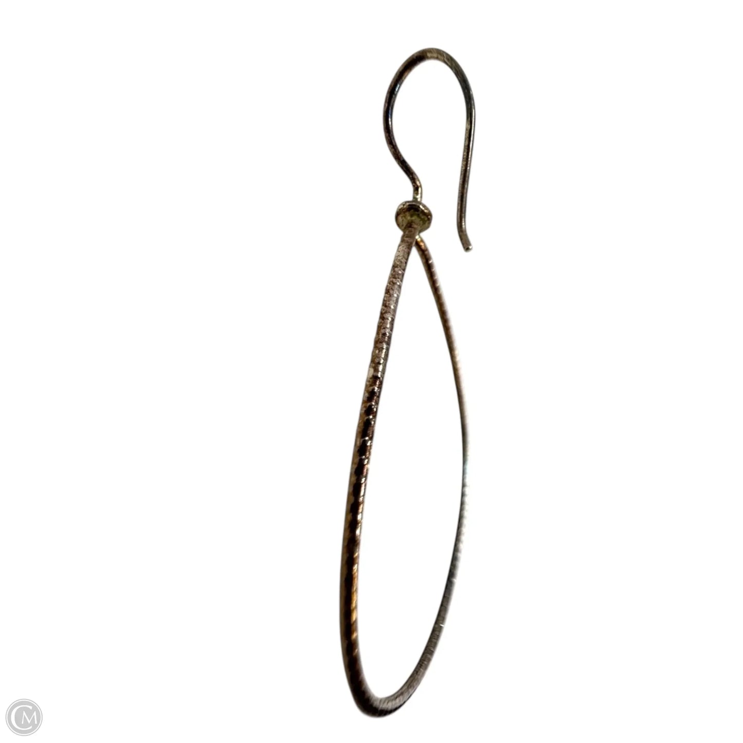 Sterling Silver Slimline Oval Drop Earrings By Silpada