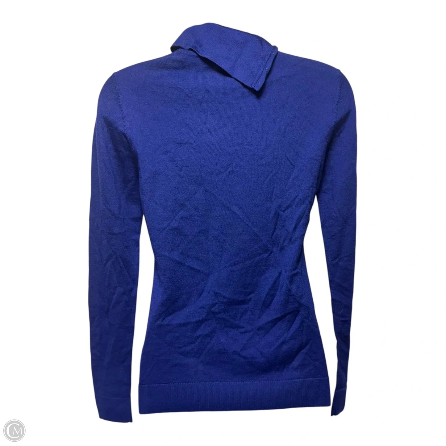 MERINO WOOL Sweater By Brooks Brothers In Blue, Size: Xs