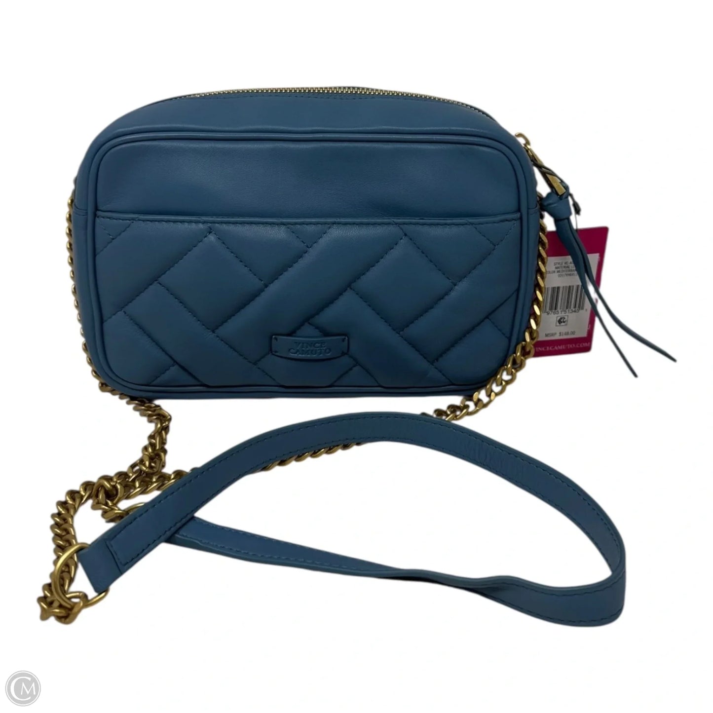 Quilted Crossbody Leather By Vince Camuto, Size: Medium