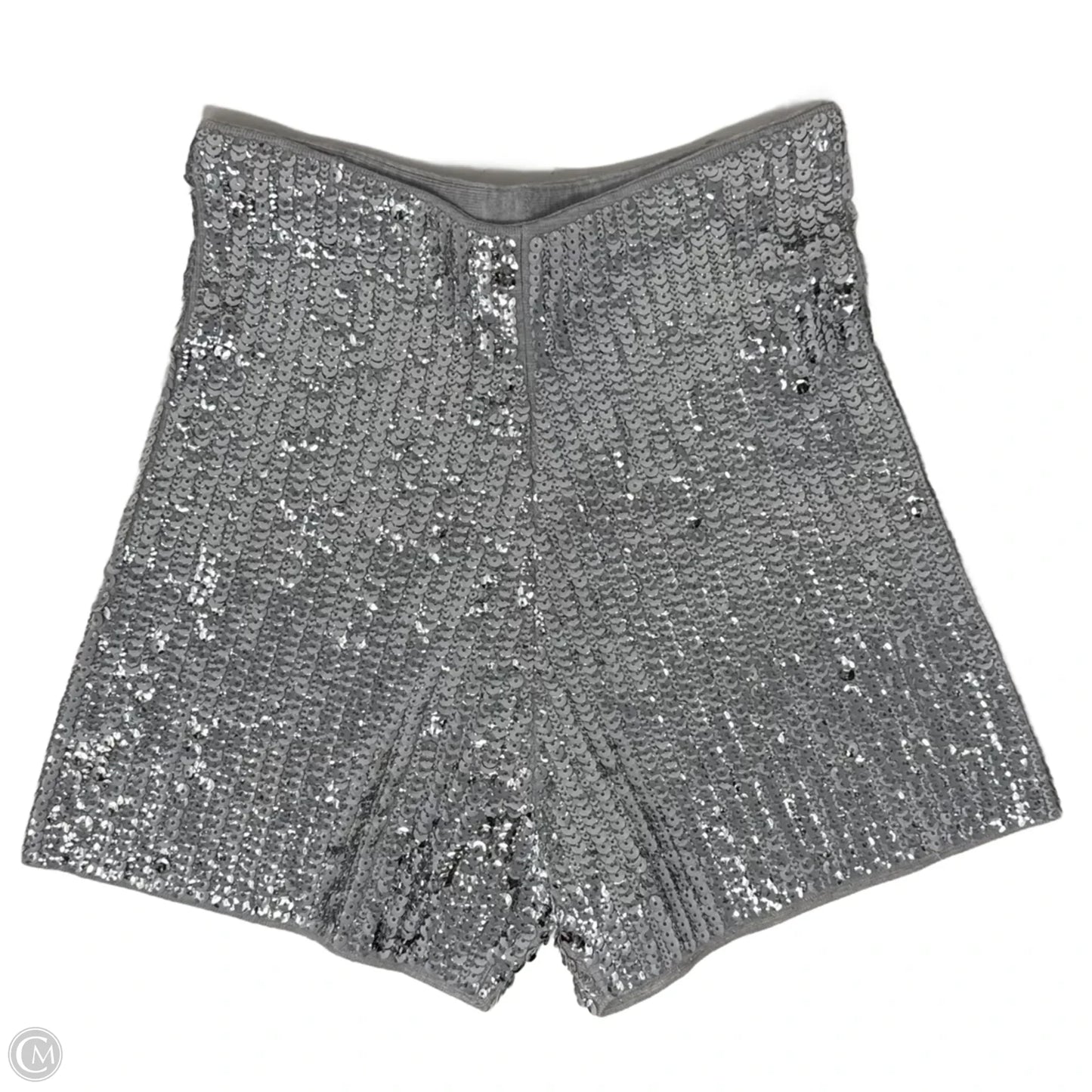 Cindy Sequin Shorts By J. Crew In Silver, Size: Xs