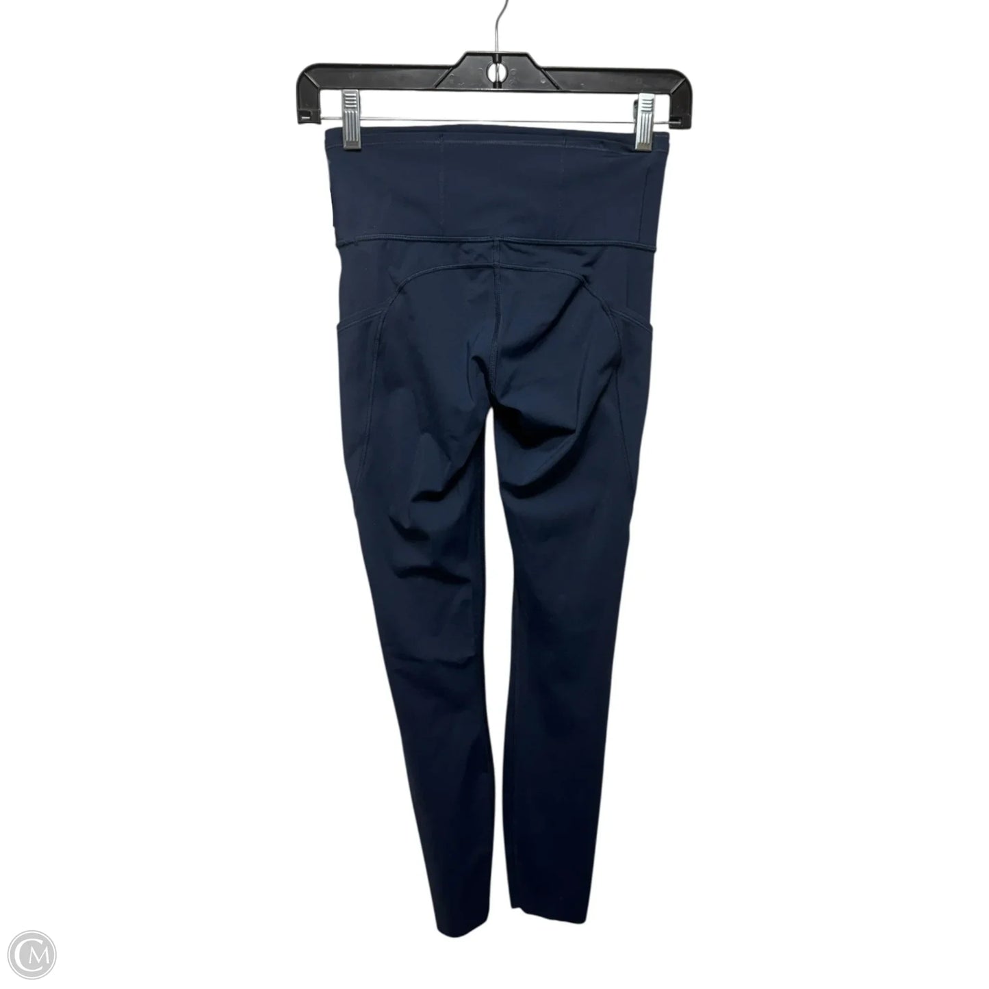 Athletic Leggings By Lululemon In Navy, Size: 4