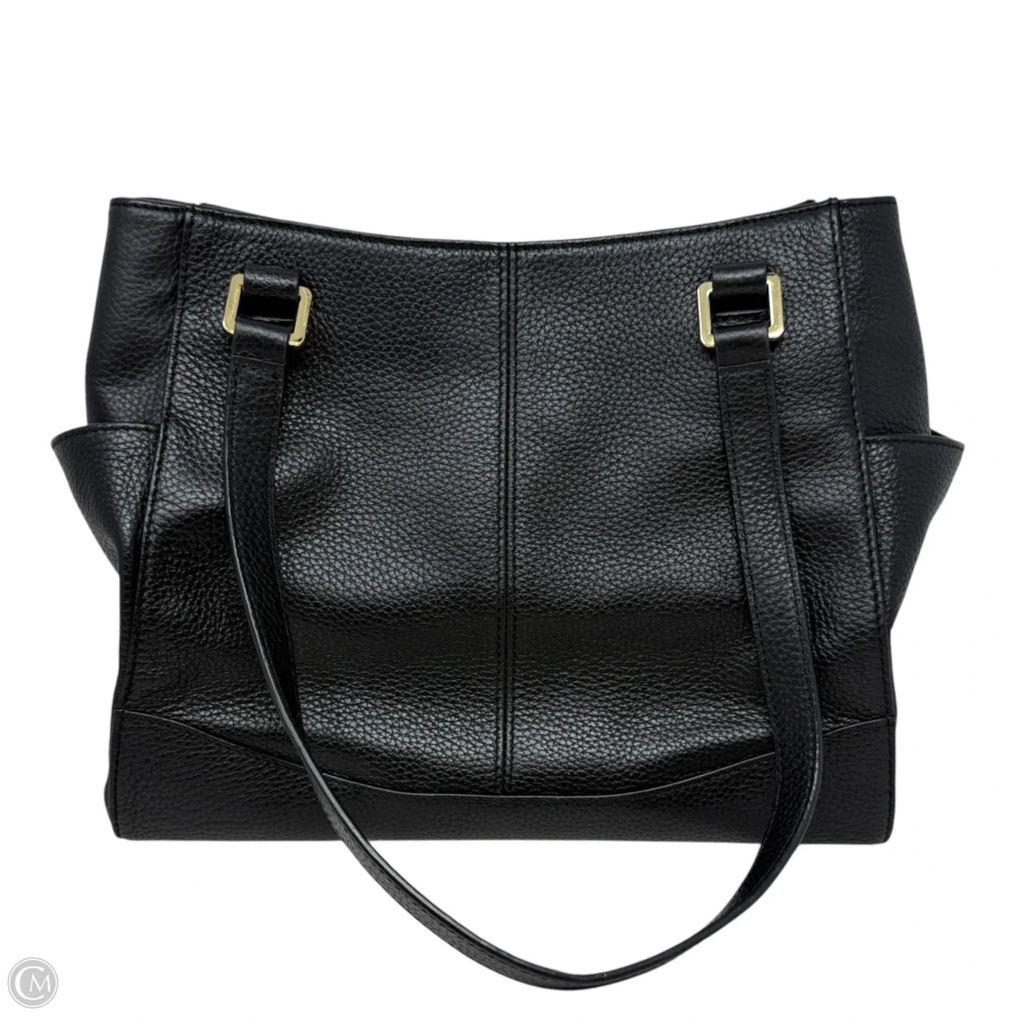 Pebbled Leather Shoulder Bag By Calvin Klein, Size: Medium