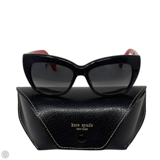 Crimson/S 807 F8 Cat Eye Sunglasses Designer By Kate Spade