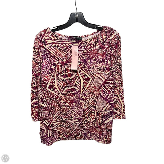 Top Long Sleeve By Peck And Peck In Multi-colored, Size: L