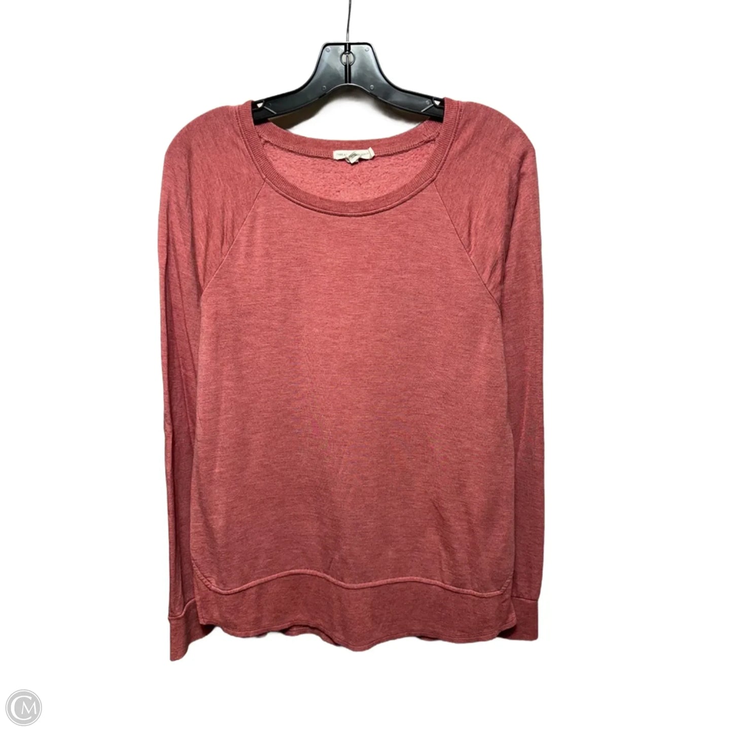 Top Long Sleeve By Threads 4 Thought In Pink, Size: S