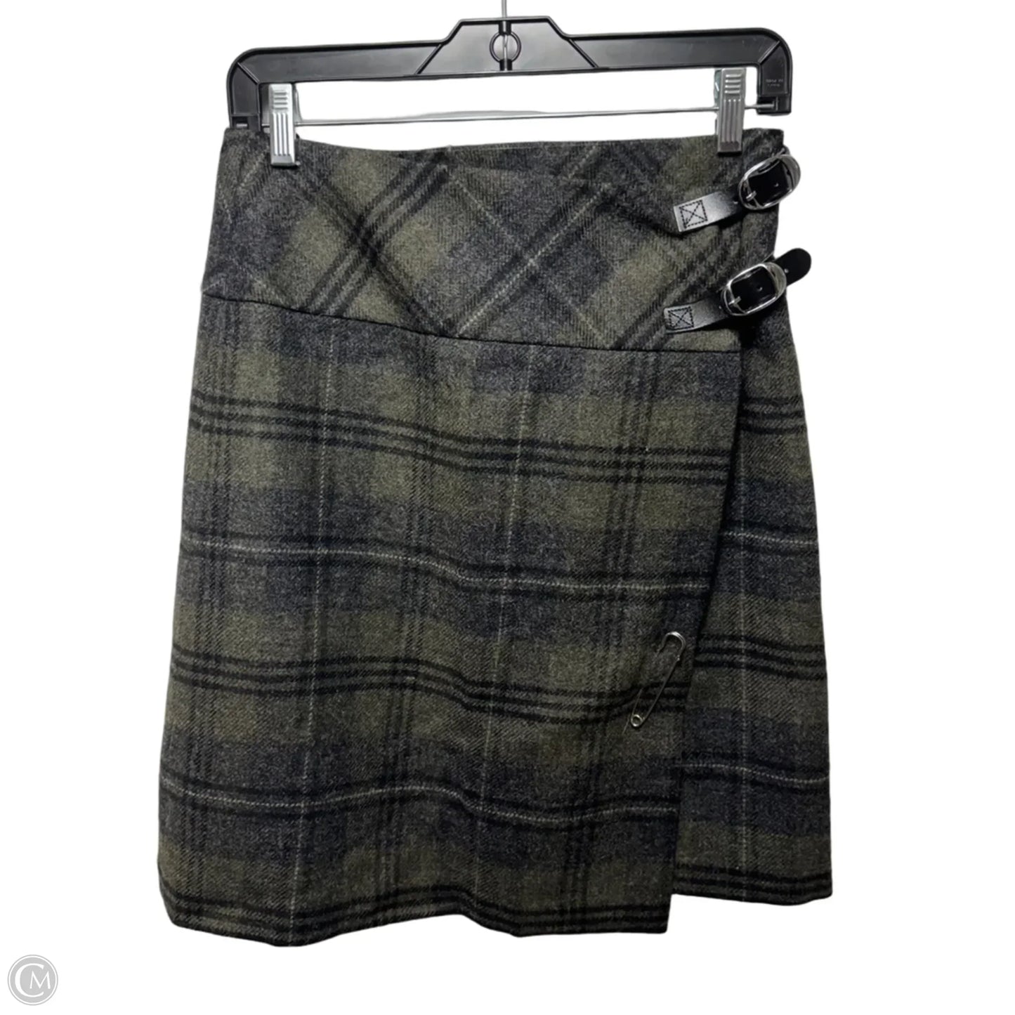 Buckle Tartan Skirt Mini & Short By Celtic & Co In Plaid Pattern, Size: 10