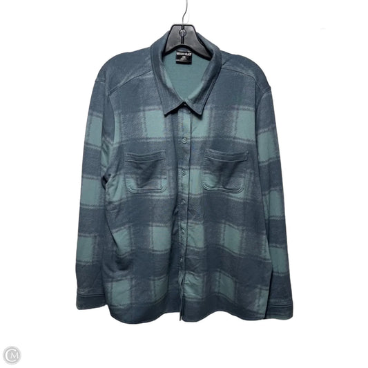 Top Long Sleeve By 32 Degrees In Teal, Size: Xl