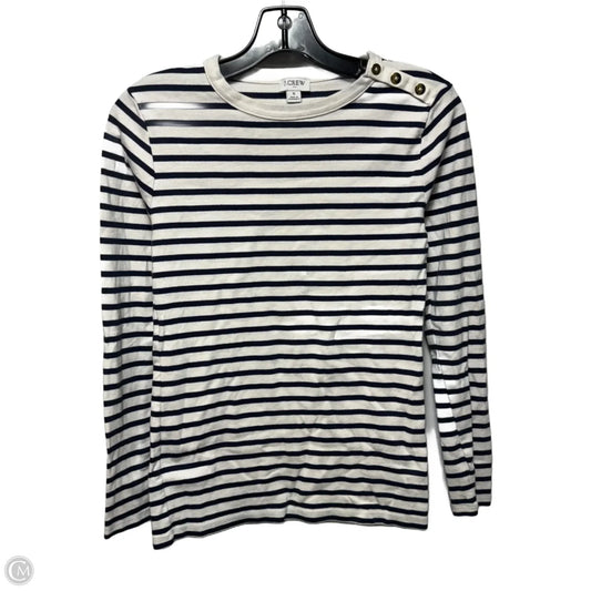 Top Long Sleeve By J. Crew In Striped Pattern, Size: S