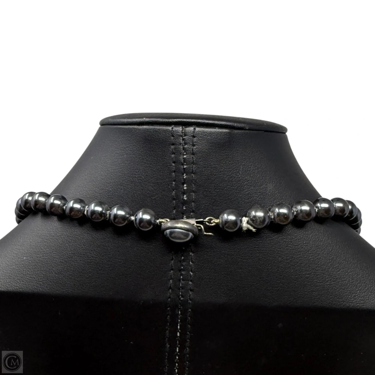Faux Black Pearl Beaded Long Necklace By Chicos