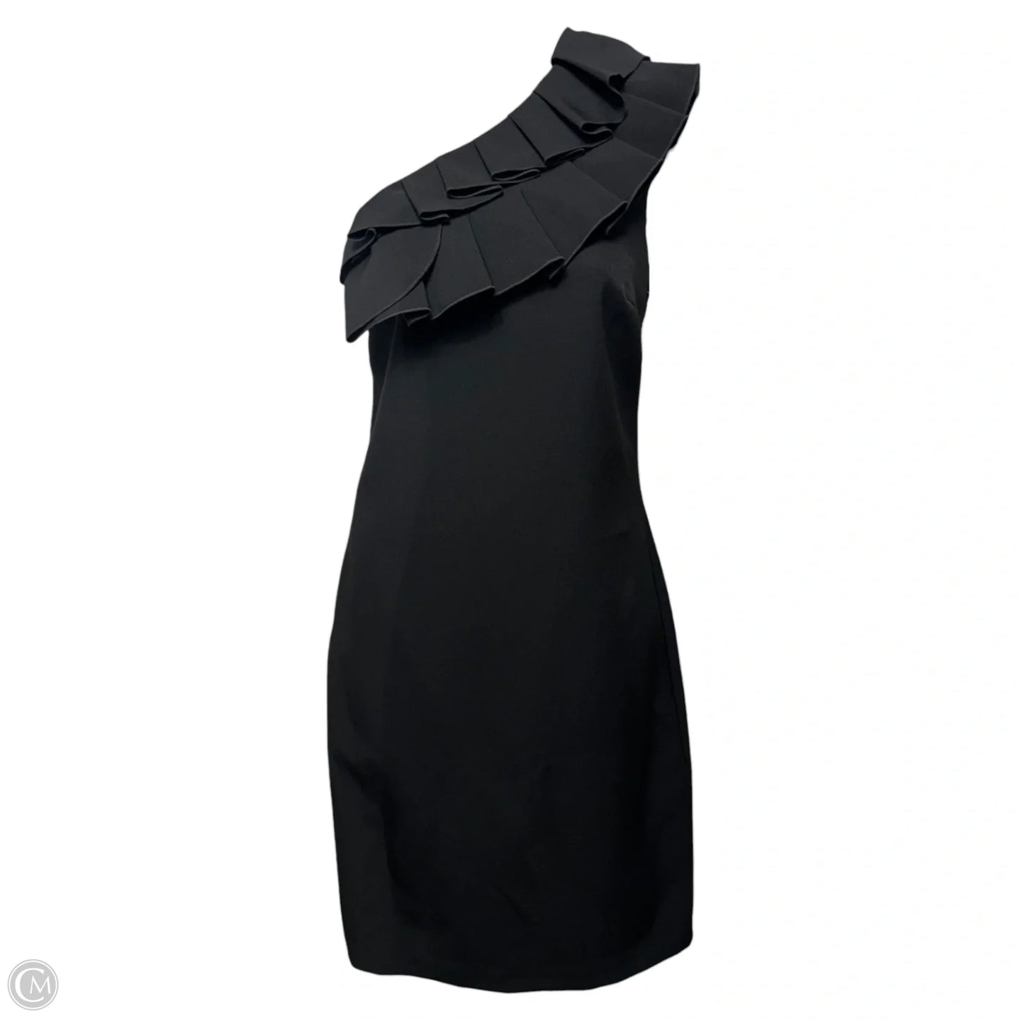 Casa Mexico La Cruz Sheath One Shoulder Dress By Trina Turk In Black, Size: 0