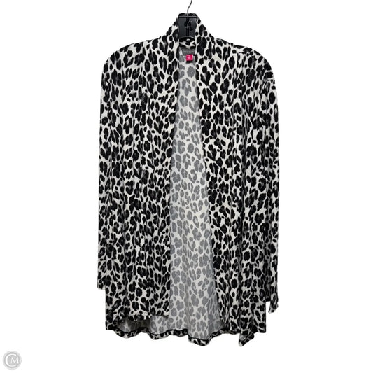 Cardigan By Vince Camuto In Animal Print, Size: Xl