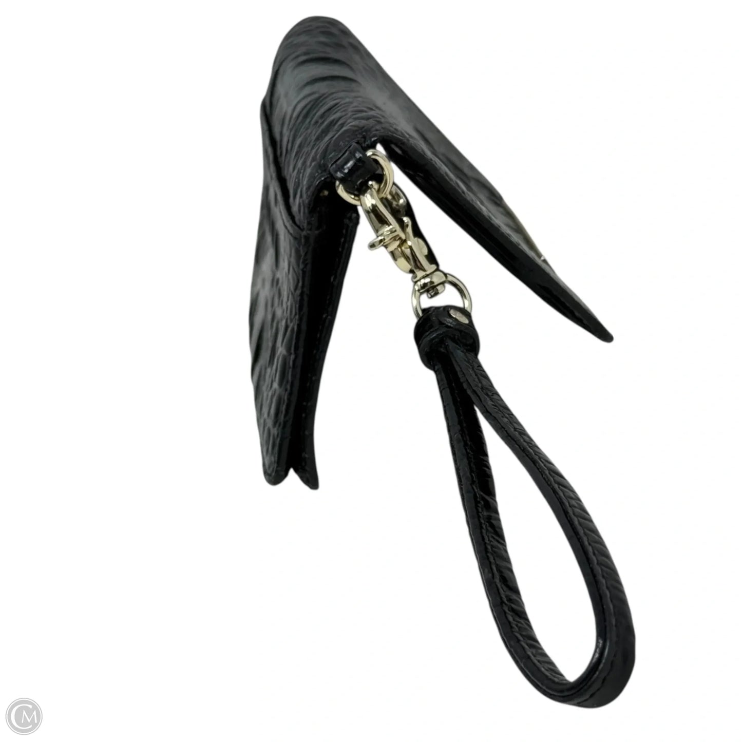 Debra Wristlet Wallet In Black Melbourne Designer By Brahmin, Size: Medium