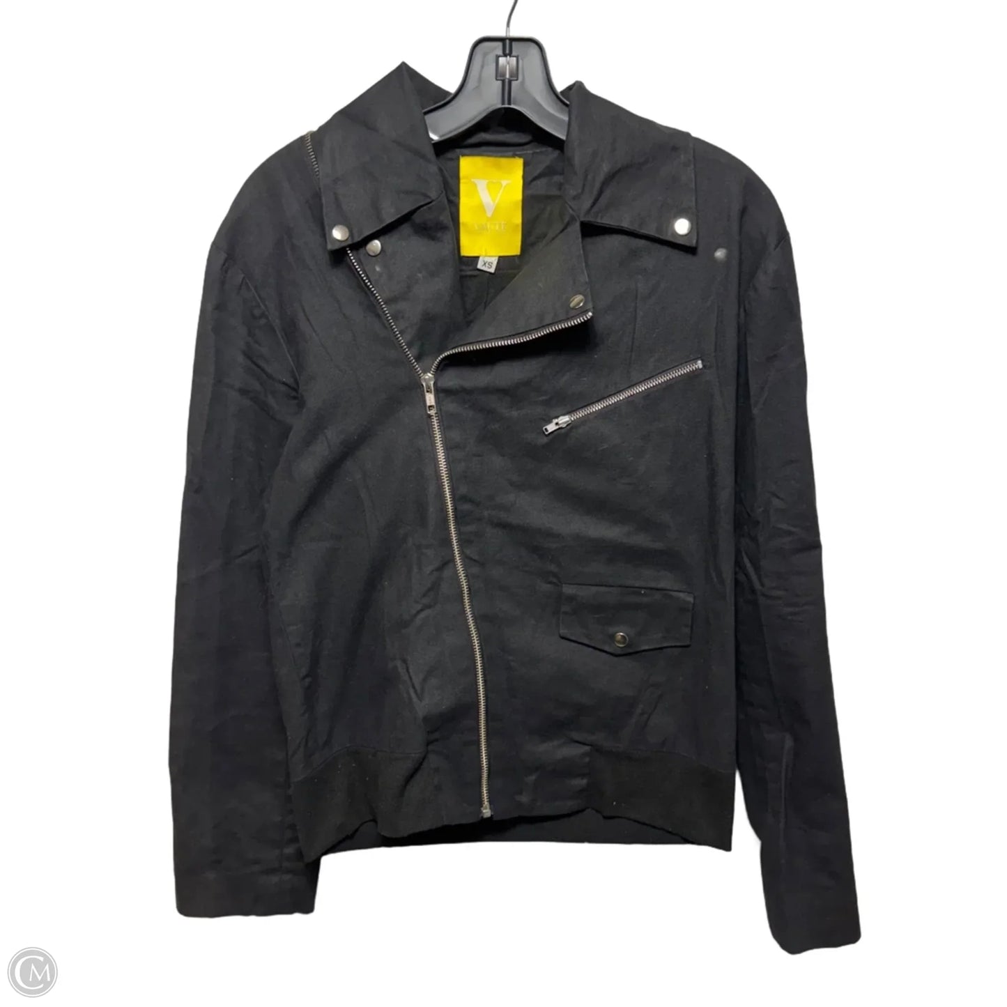 James Waxed Moto Jacket By Vaute Couture In Black, Size: XS