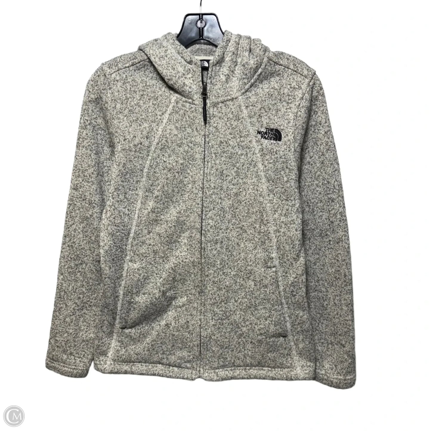 Athletic Jacket By The North Face In Grey, Size: M