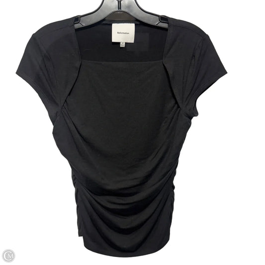 Addison Knit Top By Reformation In Black, Size: M