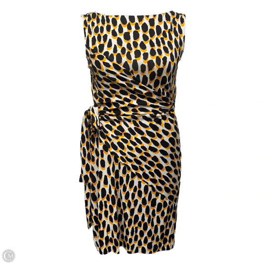 Shina Silk Dress Designer By Diane Von Furstenberg In Multi-colored, Size: 10