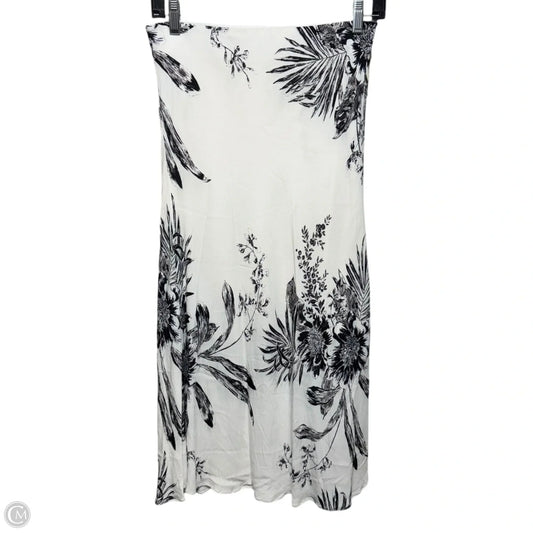 Skirt Maxi By Leith In Black & White, Size: S
