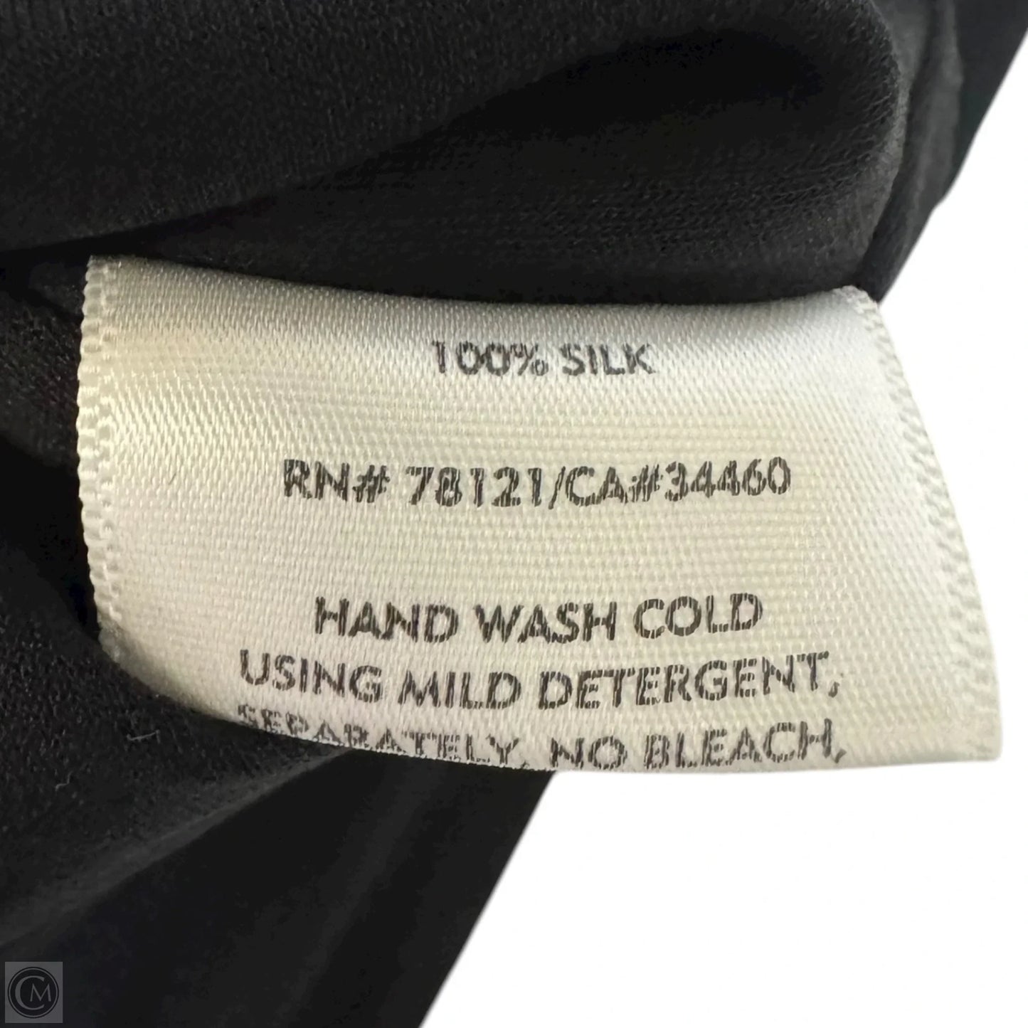 Silk Tunic Long Sleeve By Eileen Fisher In Black, Size: Xs