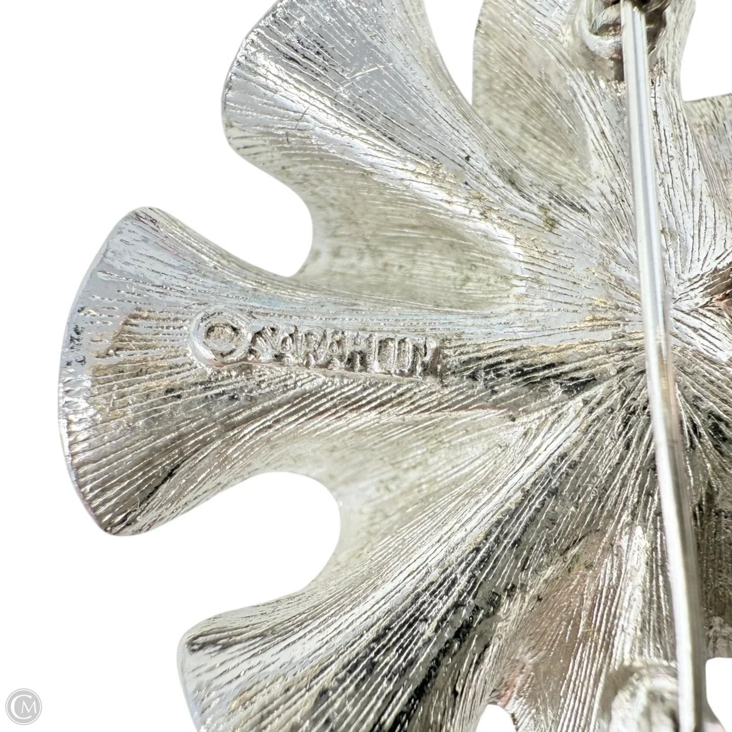 Curly Fan Leaf Pin By Sarah Coventry