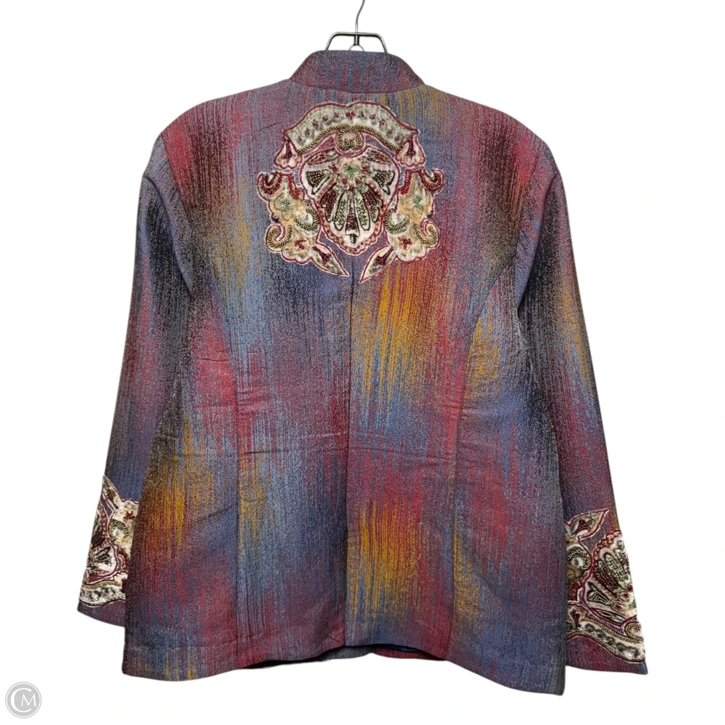 Maija Embellished Jacket By Soft Surroundings In Magenta Amethyst, Size: M