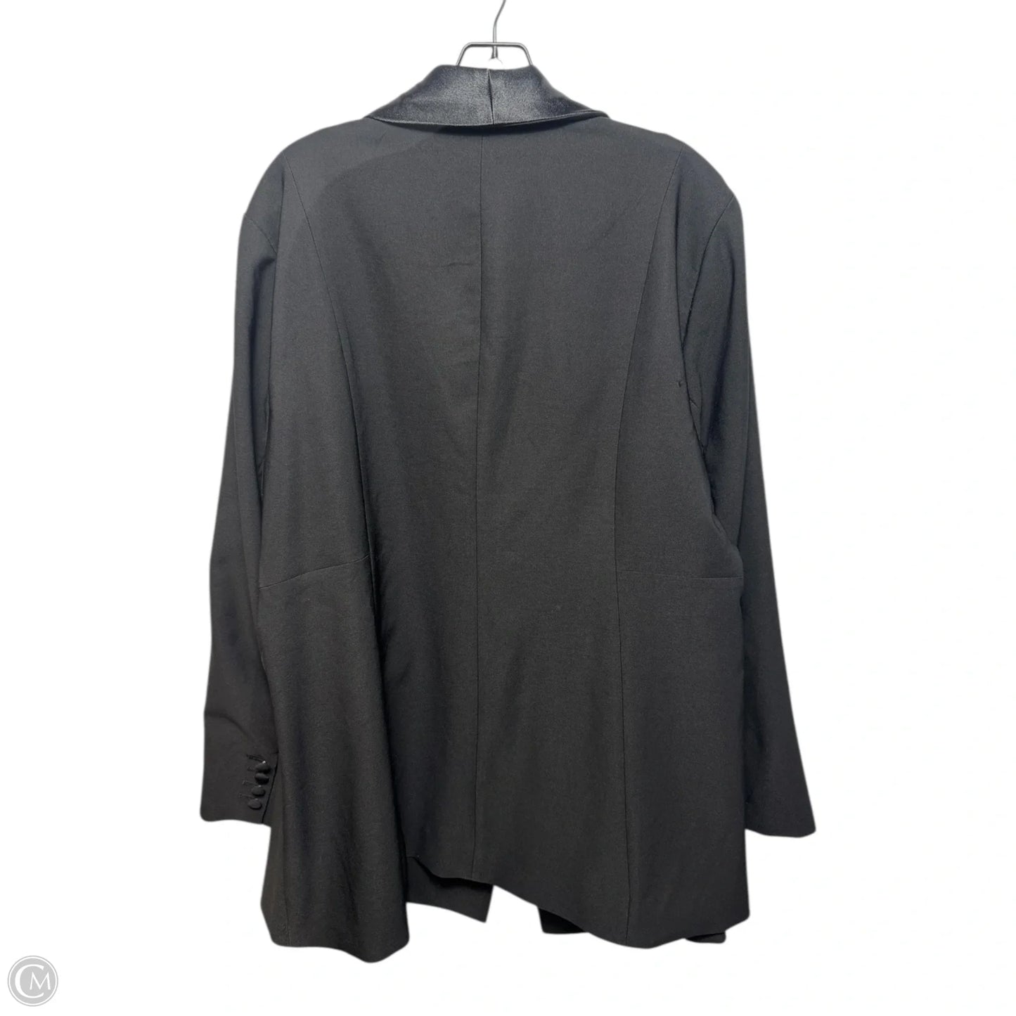 Studio Refined Crepe Satin Lapel Blazer By Torrid In Black, Size: 2X