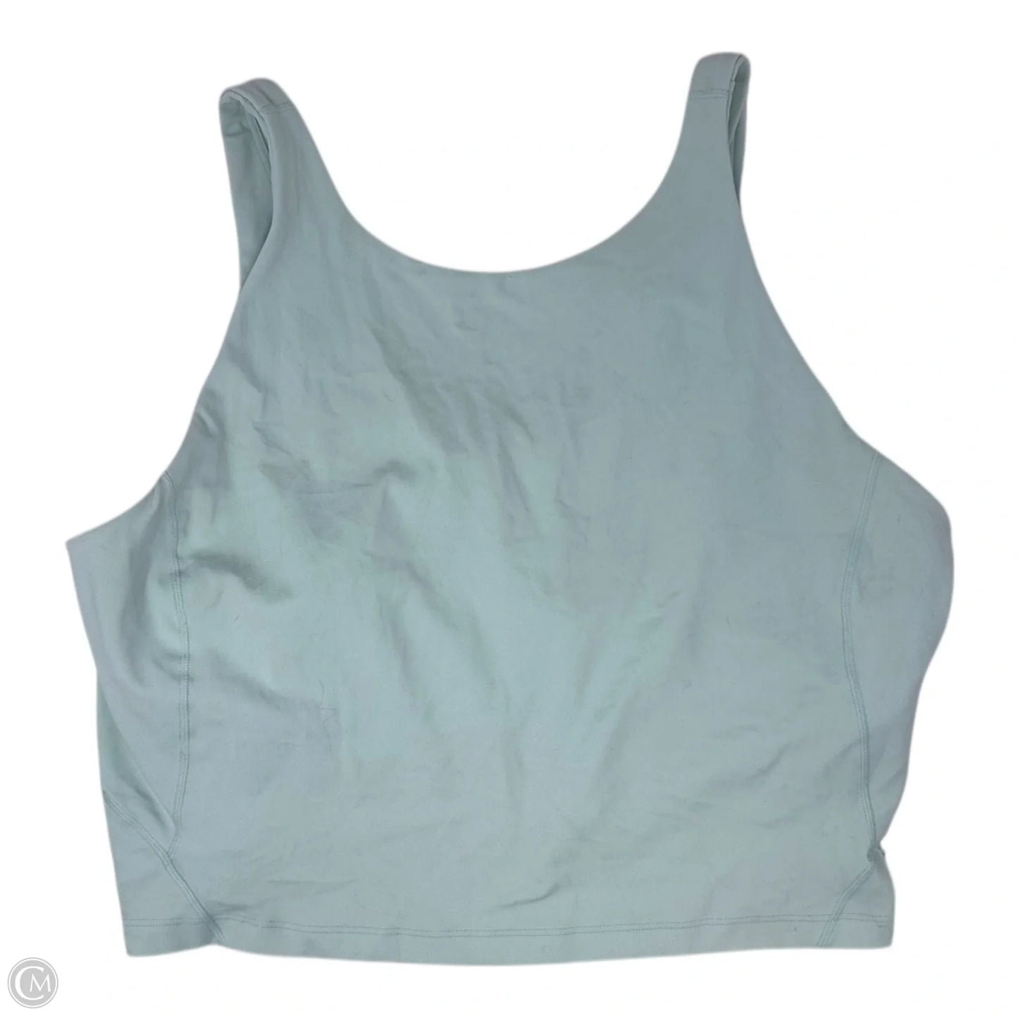 Athletic Tank Top By Lululemon In Aqua, Size: 14