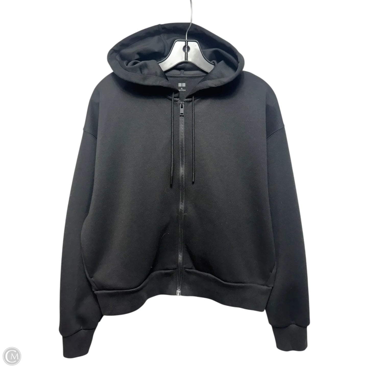 Athletic Jacket By Uniqlo In Black, Size: Xl