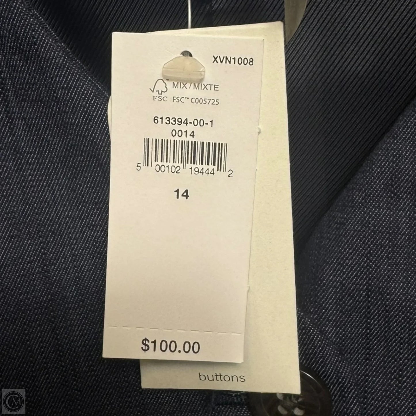 Vest Other By Banana Republic In Blue, Size: 14