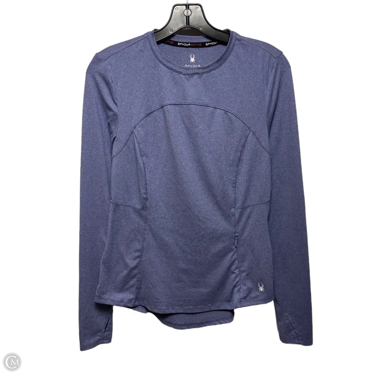 Athletic Top Long Sleeve Crewneck By Spyder In Purple, Size: S