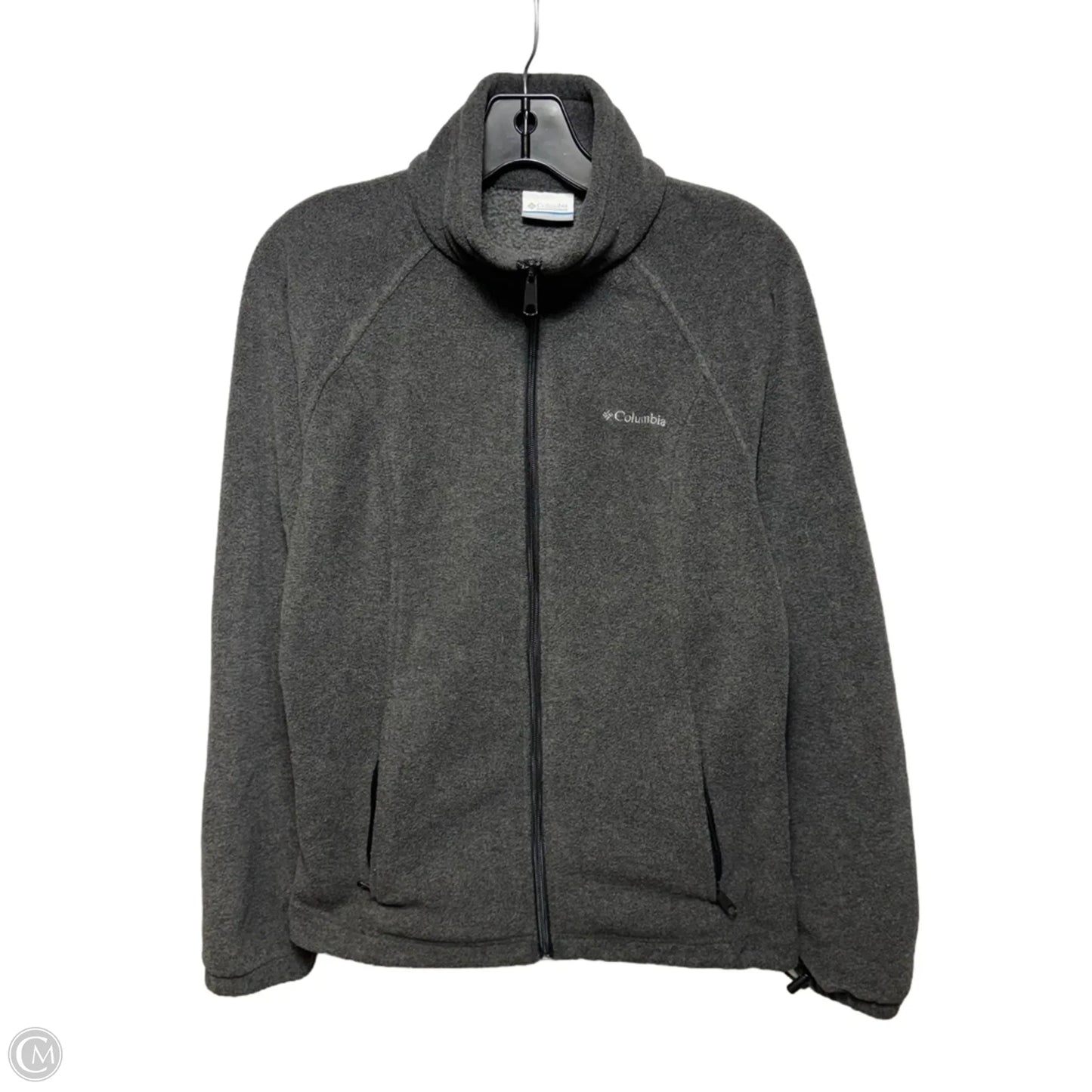 Jacket Fleece By Columbia In Grey, Size: M