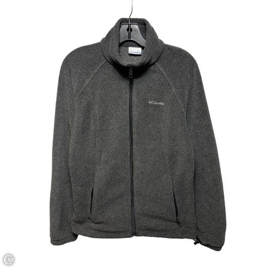 Jacket Fleece By Columbia In Grey, Size: M
