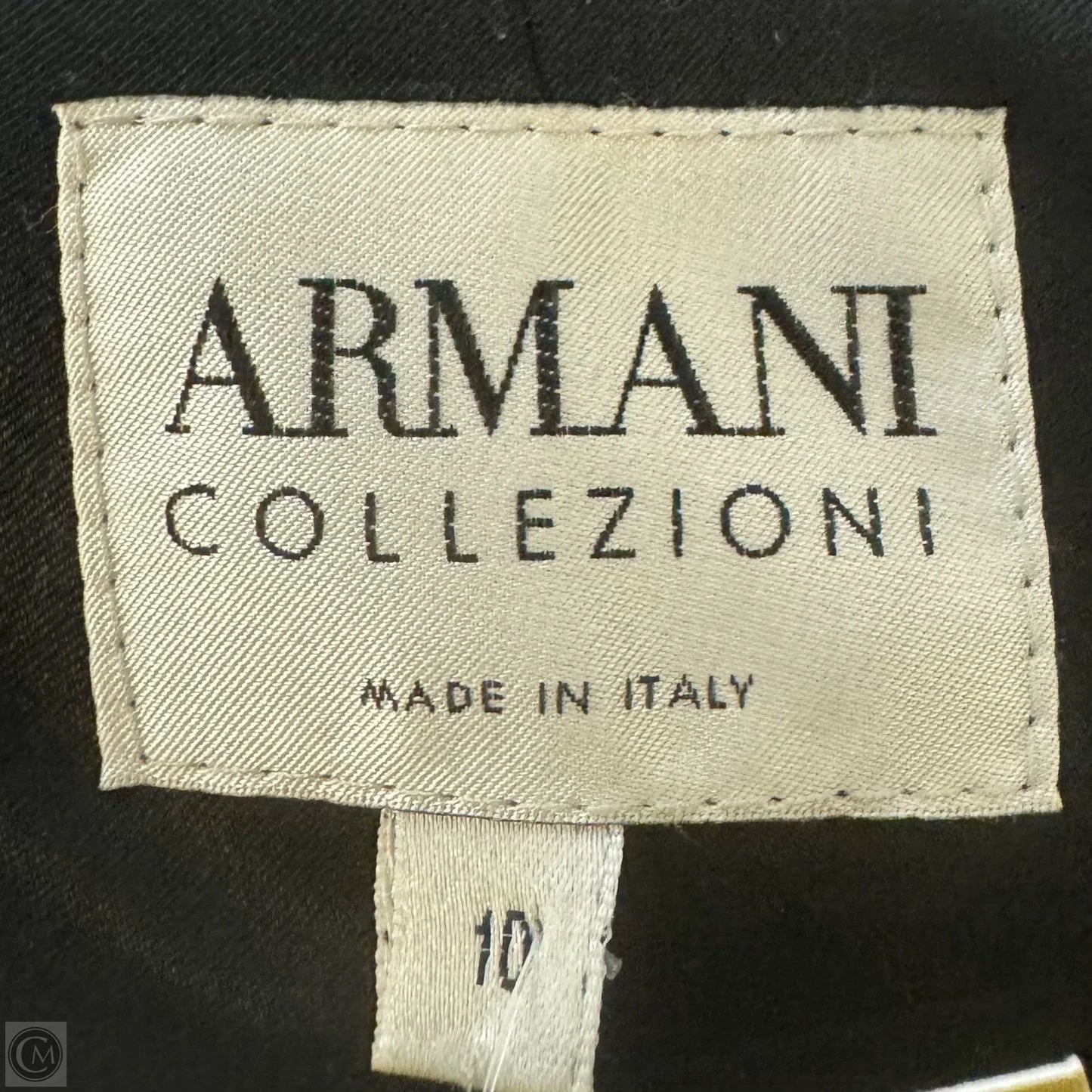 Blazer By Armani Collezoni In Black, Size: 10