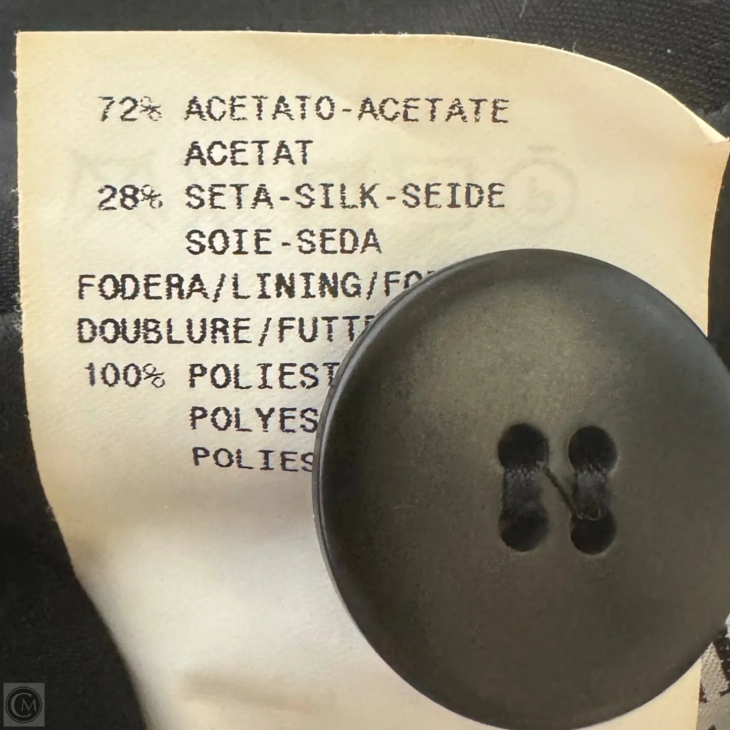 Blazer By Armani Collezoni In Black, Size: 10