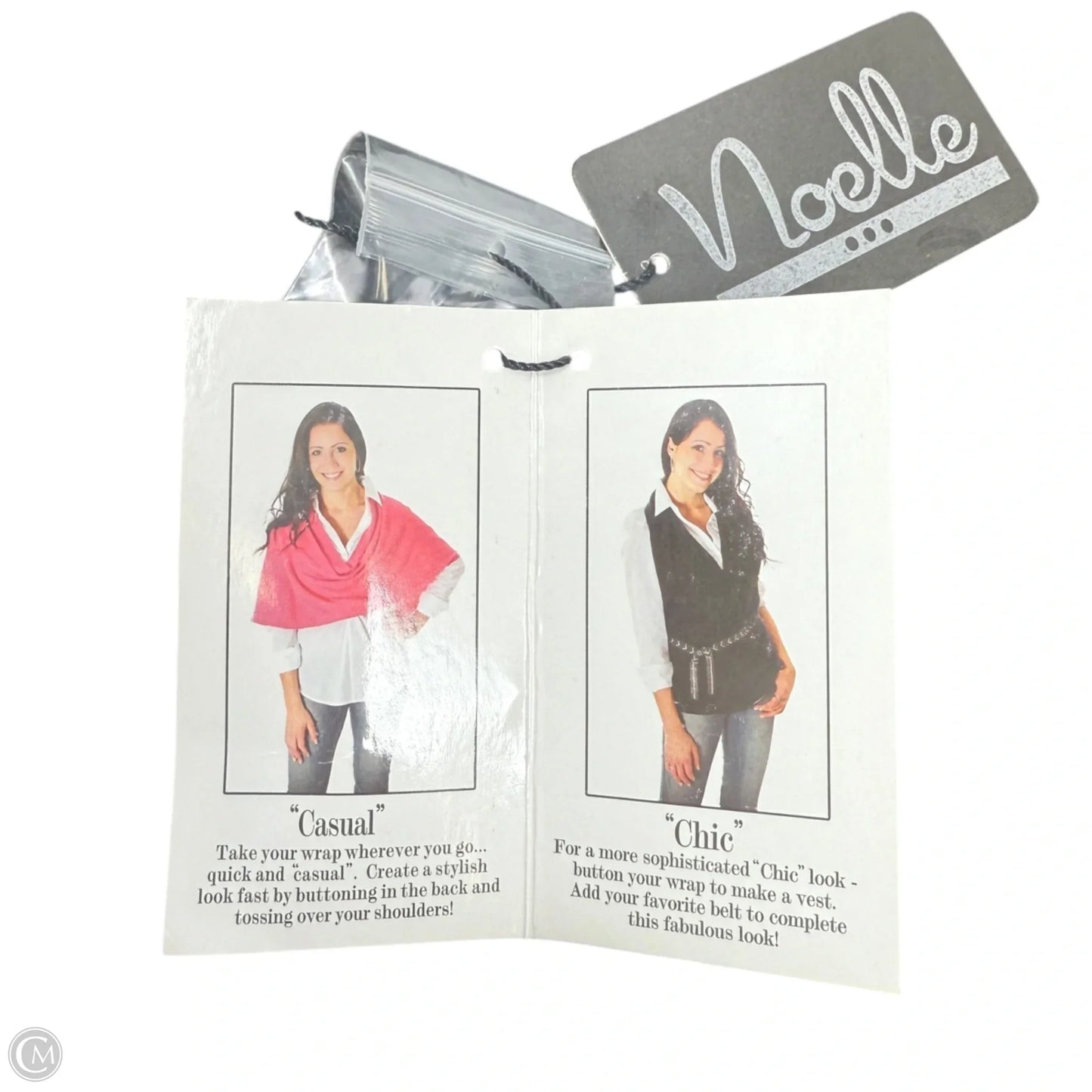 The Bordeax Multiway Wrap By Noelle In Black, Size: Osfm