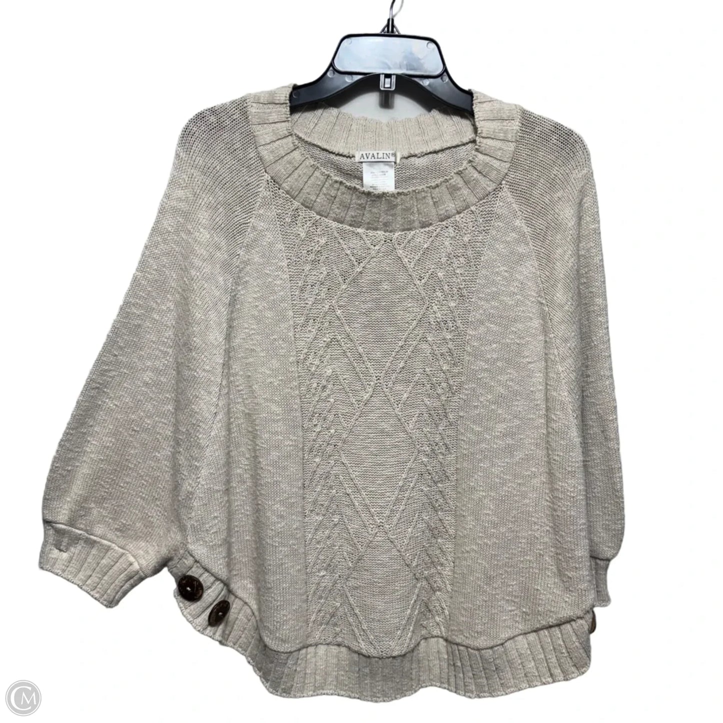 Sweater By Avalin In Cream, Size: Osfm