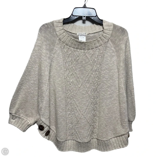 Sweater By Avalin In Cream, Size: Osfm