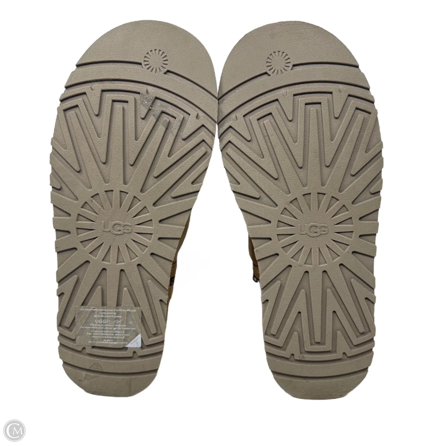 Classic Dipper Platform Boots Designer By Ugg In Brown, Size: 10