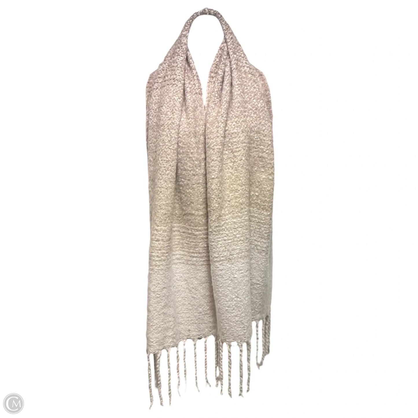 Cozy Wrap Soft Fringe Travel Scarf By Mer Sea In Ombre Print