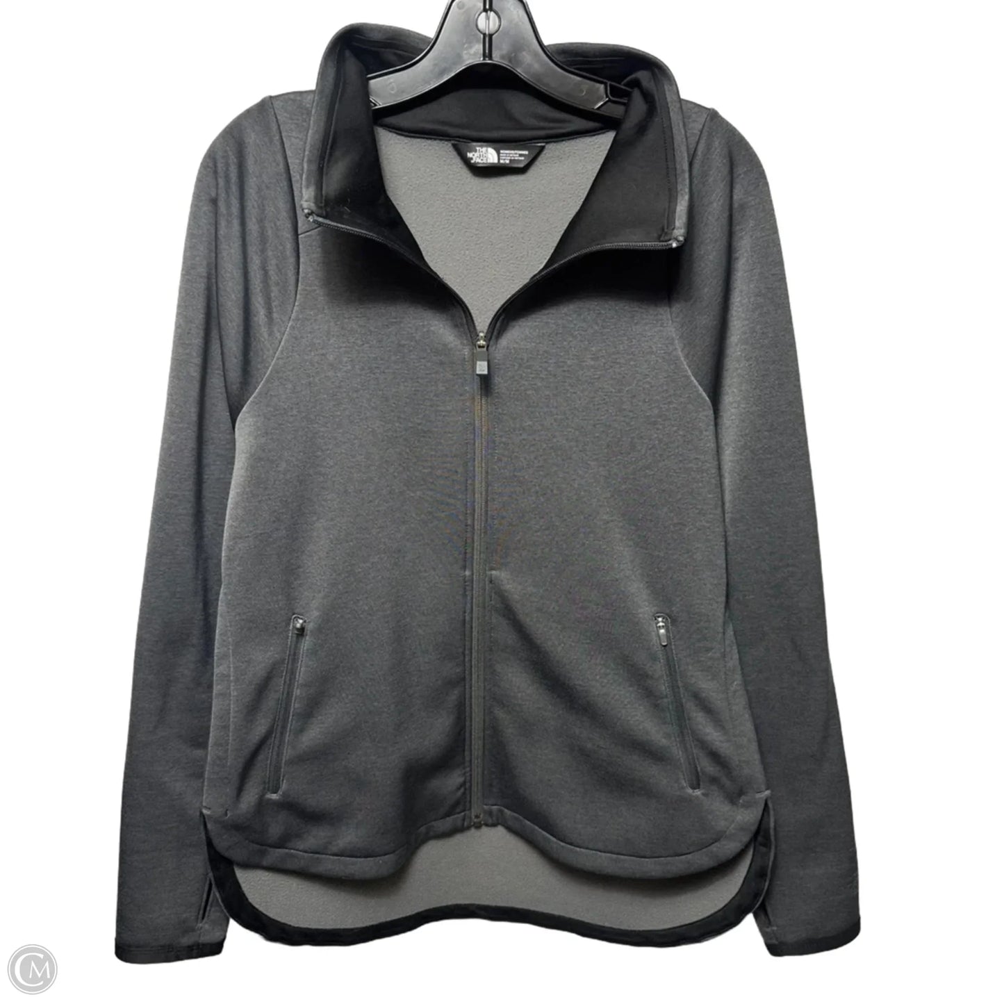 Athletic Jacket By The North Face In Grey, Size: M