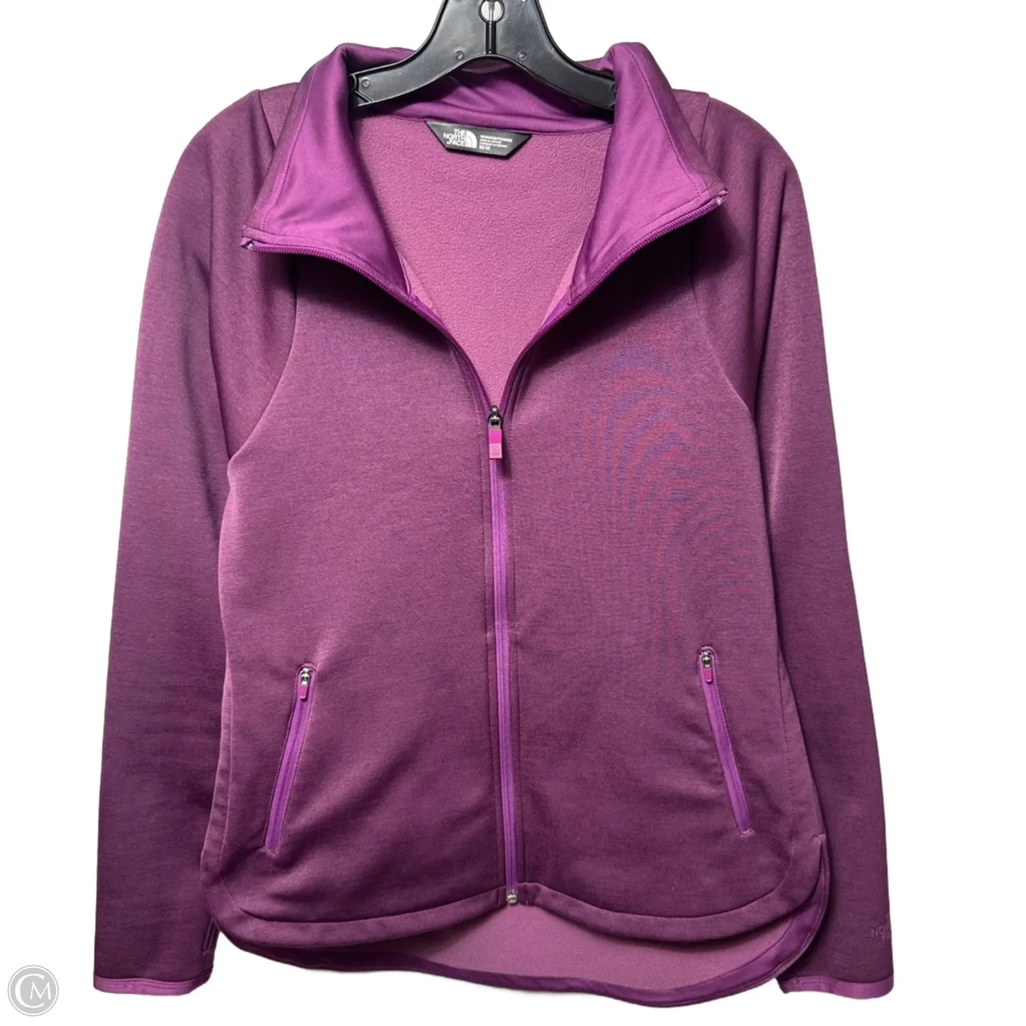 Athletic Jacket By The North Face In Purple, Size: M