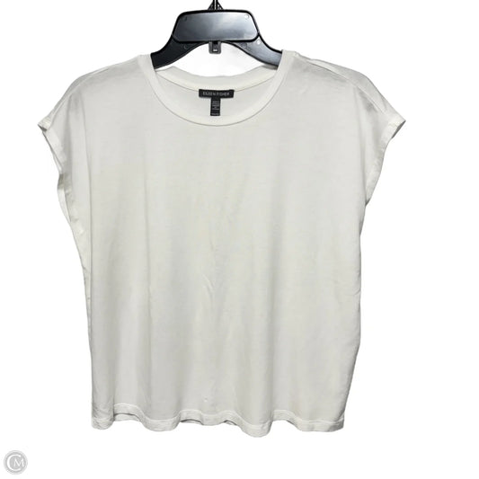 Top Sleeveless By Eileen Fisher In White, Size: Xxs