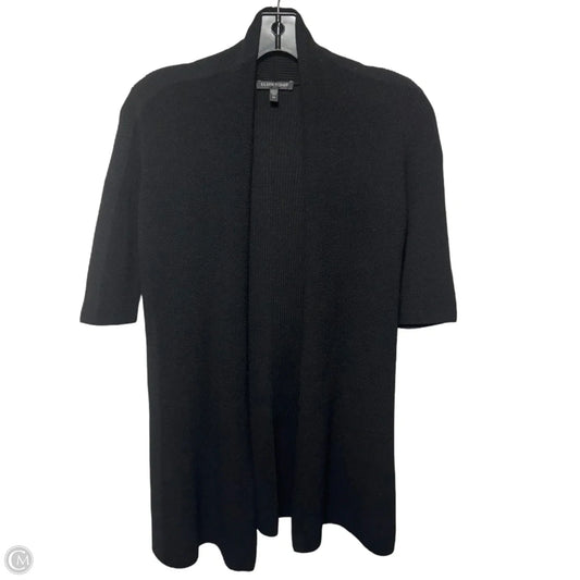 Sweater Cardigan By Eileen Fisher In Black, Size: Xs