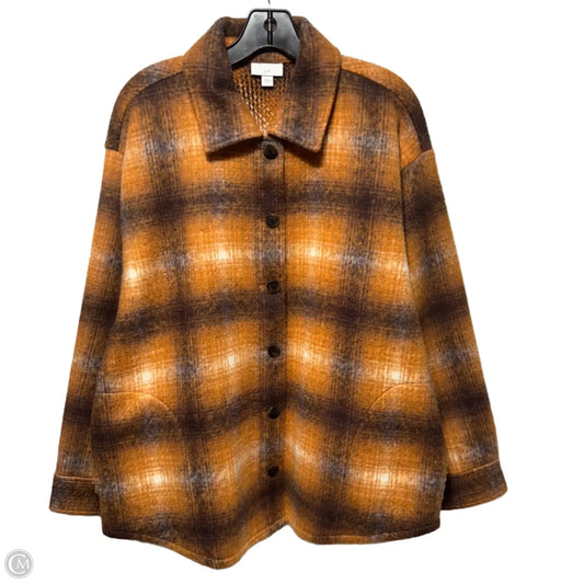 Jacket Other By J. Jill In Plaid Pattern, Size: M