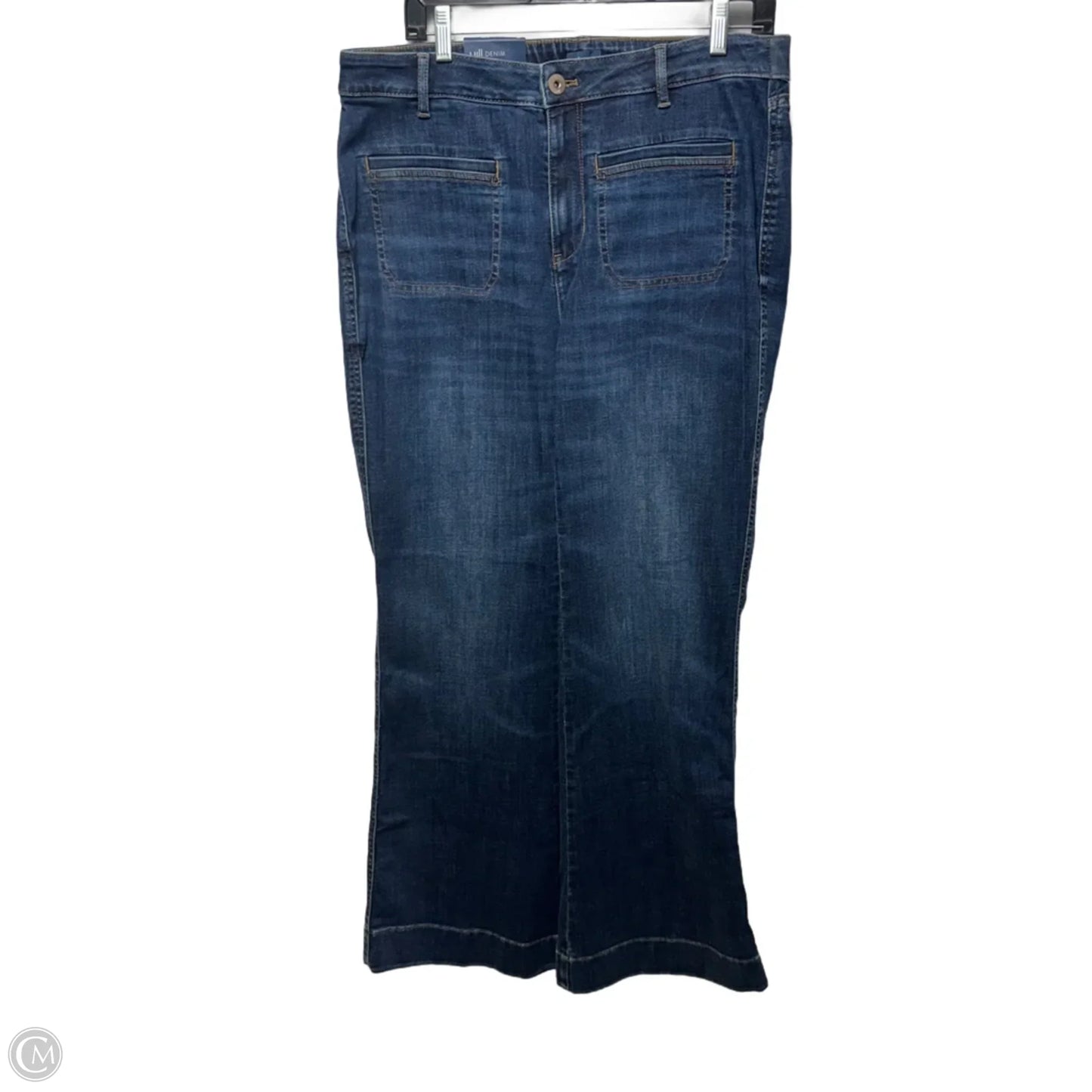 Curvy High-Rise Flare Jean By J. Jill In Blue Denim, Size: 16