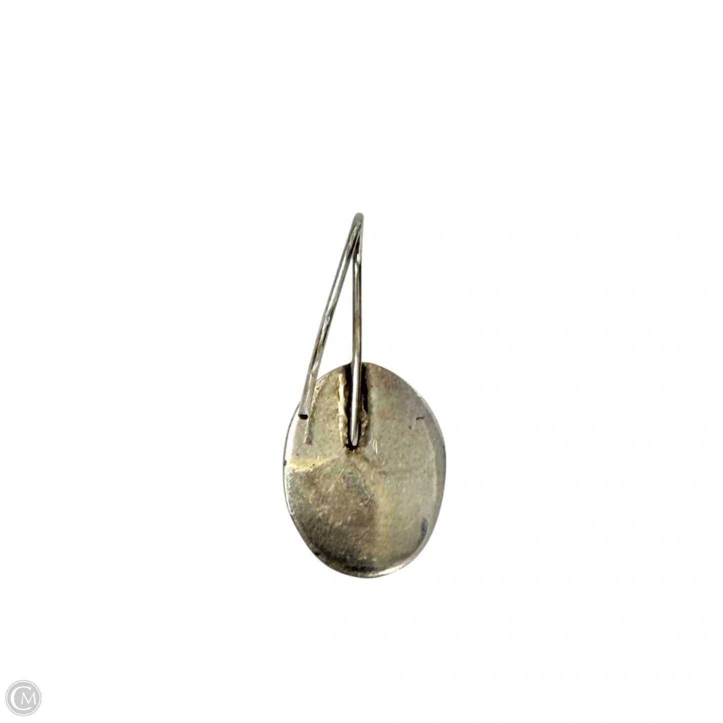 Mexican Sterling Silver & Black Onyx Oval Drop Earrings