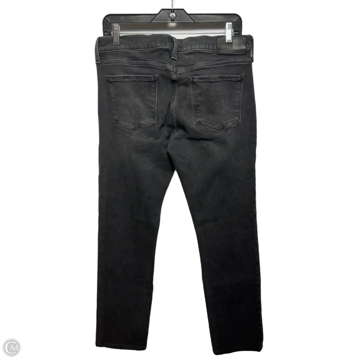 Jeans Skinny By Paige In Black Denim, Size: 10