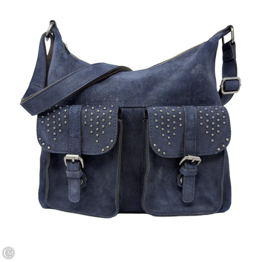 Lueven Burnished Suede HoboDesigner By Patricia Nash, Size: Medium