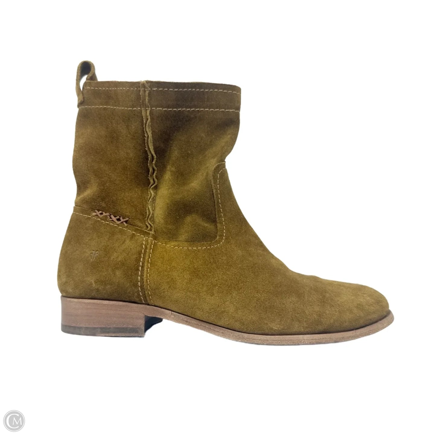 Cara Short Slouch Boots Designer By Frye In Brown, Size: 9