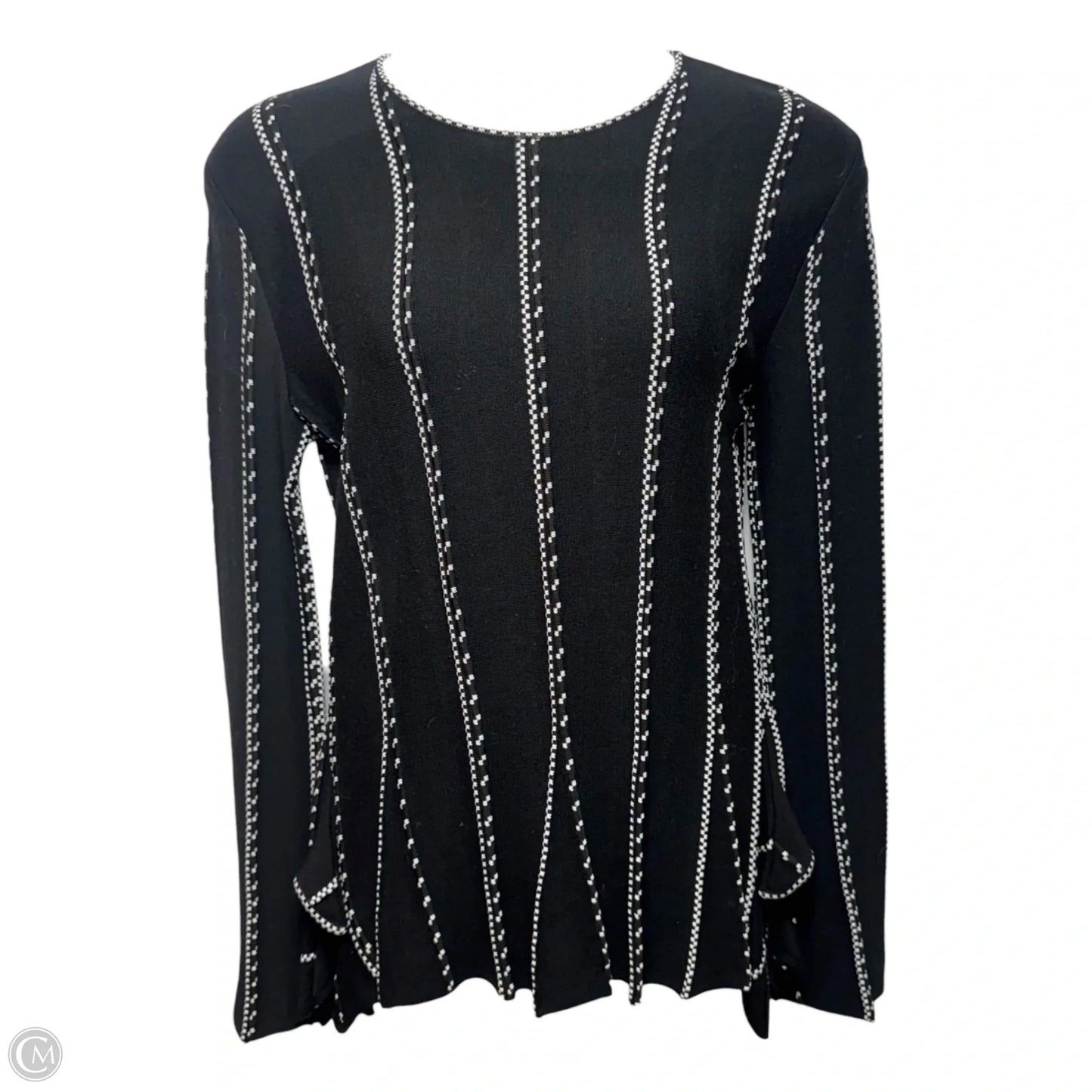 Sweater By Etro In Black & White, Size: M