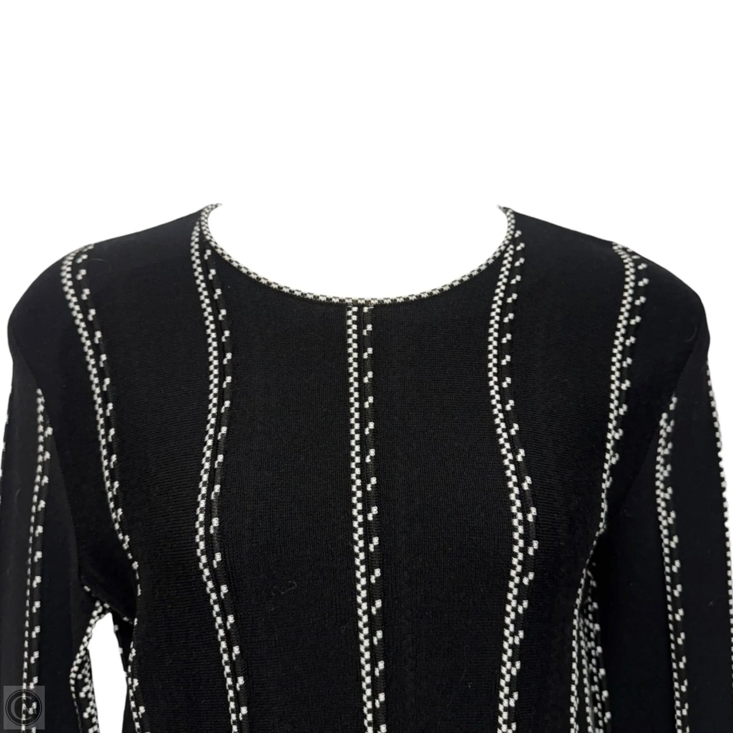 Sweater By Etro In Black & White, Size: M
